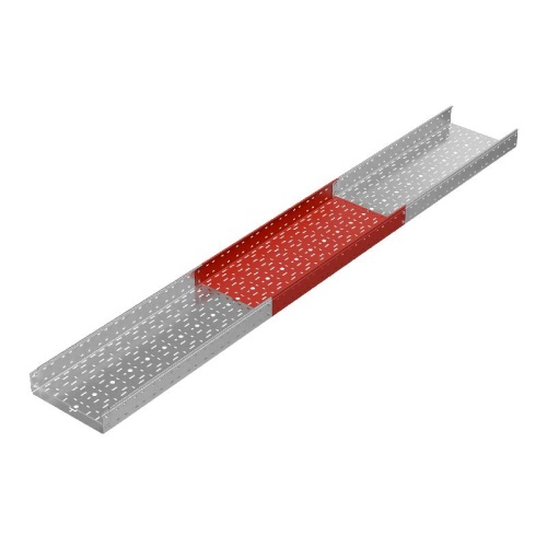 Лоток листовой перфорированный 400х100 L3000 1.5мм "Быстрый монтаж ПЛЮС" LPplus100-400-1.5-3000 INOX304 КМ PL12981 фото 3