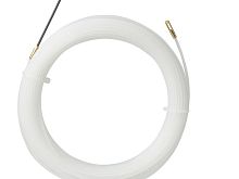 Нейлоновая кабельная протяжка НКП диаметр 3мм длина 25М с наконечниками белая HLT | код 084-18-005 | HLT