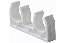 Опора 25 двойная полипропиленовая PPR белая | код Т2200EI1000025 | Политэк