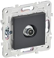 SKANDY Розетка TV оконечная SK-A12T титан IEK | код SK-A10-O-K48 | IEK