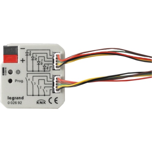 KNX. Интерфейс сухих контактов 4-канальный.Для установки в монтажную коробку. | код 002692 | Legrand