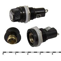 Держатель предохранителя RUICHI ZH254, 5х20 мм, огнестойкий | код 82107 | Ruichi