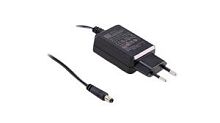 Источник питания AC-DC адаптер, 12Вт, вход 90…264В AC/127…370В DC, выход 5В/2.4A, изоляция 3000В AC, размеры 57.6х42.1х24.7мм, -20…+70С, тип штекера P1J, двухштырьковая евровилка | код SGAS15E05-P1J | MeanWell