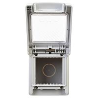 Коробка для настенного монтажа Avanti, IP55, серая, 2 модуля | код 4403932 | DKC