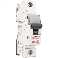 Выключатель автоматический однополюсный 10A С 6кА D6 | код 7701585 | Havells