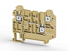 325 220, Клеммник 3-х выводной, 4 мм.кв., (бежевый), AVK 4CE | код 0.0.0.3.25220 | KLEMSAN
