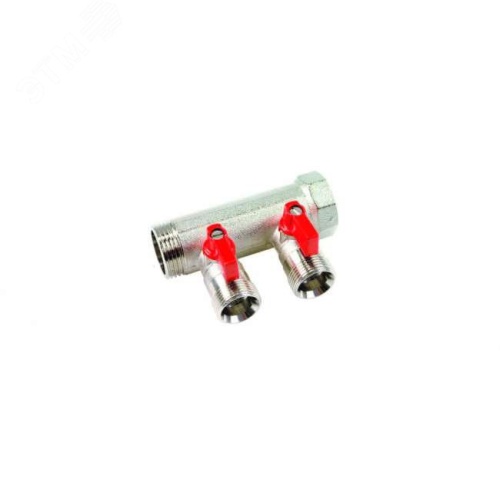 Коллектор 3/4 с красными шаровыми кранами, 3/4НР под евроконус, 3/4 - 2xEK14,16,18,20 | код VB050502-ROOD | Henco Коллектор 3/4 с красными шаровыми кранами, 3/4НР под евроконус, 3/4 - 2xEK14,16,18,20 | код VB050502-ROOD | Henco