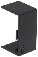 ELECOR Соединитель на стык КМС 60х40 черный IEK | код EL-KK10D-S-060-040-K02 | IEK