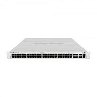 Коммутатор MikroTik CRS354-48P-4S+2Q+RM (L3) 1x100Мбит/с 48x1Гбит/с 4SFP+ 2xQSFP+ 48PoE+ 700W управляемый | код 1382642 | MIKROTIK