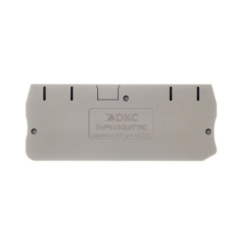 Изолятор торцевой для клеммы VPR-2.5-QT-2P DKC D-VPR-2.5-QT-2P