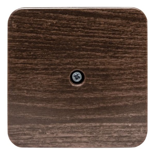 Коробка разветвительная КМР-030-030кг (75х75х26) с клеммником тёмное дерево PROxima | код plc-kmr-030-030kg-t | EKF фото 4 Коробка разветвительная КМР-030-030кг (75х75х26) с клеммником тёмное дерево PROxima | код plc-kmr-030-030kg-t | EKF фото 4