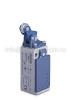 Выключатель концевой быстрого переключения угловой 1-но направленный с металлической консолью с упором и металлическим роликом Ф14мм (1НО+1НЗ), L51K13MIM411 | код L51K13MIM411 | EMAS