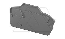 Концевой сегмент EK2.5-3P для клемм ZK2.5-3P..ZK4-3P, темно-серый | код 1SNK705911R0000 | Entrelec