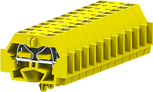 242315 Клемма TB проходная 1-1 с бок. подключ. с защелк. ножками, желт., шт | код 242315 | SUPU