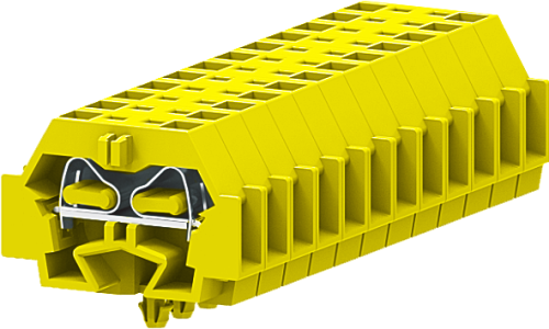 242315 Клемма TB проходная 1-1 с бок. подключ. с защелк. ножками, желт., шт | код 242315 | SUPU 242315 Клемма TB проходная 1-1 с бок. подключ. с защелк. ножками, желт., шт | код 242315 | SUPU