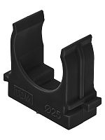 Крепеж-клипса для трубы 25 мм для прямого монтажа (100 шт.) черная TDM | код SQ0405-8113 | TDM