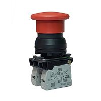 Выключатель Briswik КЕ 191/4м красный 1но+0нз Гриб IP66 УХЛ2 10А | код aZ-HB-6Ai-0211 | Briswik