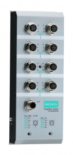 Коммутатор TN-5308-8PoE-48-T Ethernet switch 8 x 10/100 PoE, M12 connectors, 48 VDC, t:-40/+75 | код 00-06077661 | MOXA Коммутатор TN-5308-8PoE-48-T Ethernet switch 8 x 10/100 PoE, M12 connectors, 48 VDC, t:-40/+75 | код 00-06077661 | MOXA