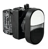 CP101K20HBOK Кнопка сдвоенная черно-белая (1НО+1НО) со стрелками Влево-Вправо:(CP) | код CP101K20HBOK | EMAS