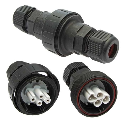 Разъём герметичный RUICHI ZT-686-4P IP68, 4 контакта | код 101285 | Ruichi