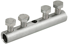 Заж. соед. прямой пр.-пр. 6-10мм нерж. сталь IEK | код ZCC86-20-1-16 | IEK