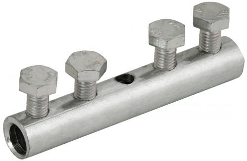 Заж. соед. прямой пр.-пр. 6-10мм нерж. сталь IEK | код ZCC86-20-1-16 | IEK