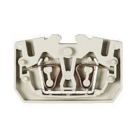 Проходная клемма, тип фиксации провода: пружинный, номинальное сечение: 2,5 мм кв., 24А, 800V, ширина: 5 мм, цвет: серый, тип монтажа: нет | код 37.703.0553.0 | Wieland