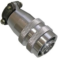 Разъём быстроразъёмный RUICHI XS12-4 (Al) cable plug, 4-х контактый | код 106623 | Ruichi