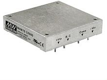 Источник питания DC-DC, 75Вт, вход 9…18В, выход 24В/3.13А, рег.выхода ±10% Uном, изоляция 1500В DC, в корпусе на печатную плату 57.9х61x12.7мм, -40…+100С, дист вкл/выкл | код MHB75-12S24 | MeanWell