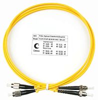 Cabeus FOP(d)-9-FC-ST-5m Шнур оптический duplex FC-ST 9/125 sm 5м LSZH | код 7502c | Cabeus