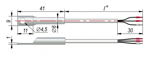 Термопреобразователь сопротивления ДТС324-РТ1000.А3.41/20 | код 151330 | ОВЕН