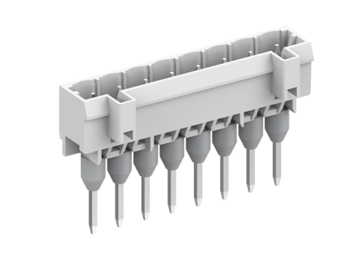 450705/110 Вилка на плату MCS вертик., с длинными контактами, шаг 5.0мм, 5 конт., сер., шт | код 450705/110 | SUPU 450705/110 Вилка на плату MCS вертик., с длинными контактами, шаг 5.0мм, 5 конт., сер., шт | код 450705/110 | SUPU