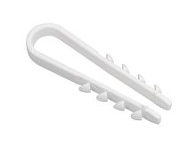 Дюбель хомут 5-10мм нейлон белый HLT | код 084-07-200 | HLT