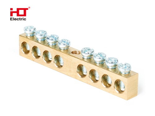 Шина PEN земля-ноль8x12мм 8/1 (8 групп/крепеж по центру) HLT | код 081-09-14 | HLT Шина PEN земля-ноль8x12мм 8/1 (8 групп/крепеж по центру) HLT | код 081-09-14 | HLT