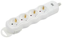 Колодка удлинителя 4-мест. с заземл. РПр04 | код WYP10-D-KP-16-04-ZS-K01 | IEK