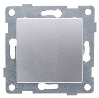 GUSI Ugra механизм выключателя 1кл. 2-х полюсный, скрытая установка, 10А, 250В. Цвет: серебро. | код С11В5-004 | GUSI ELECTRIC