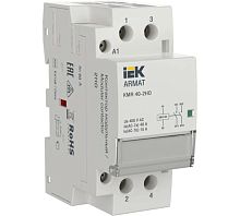 ARMAT Контактор модульный KMR 40А 230В AC 2НО IEK | код AR-KMR10-040-20-230 | IEK