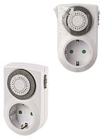 Таймер розеточный ТРМ-Н-01-30мин/24ч-10А (суточный) упак.-термоусад.пленка Народный | код SQ1506-0101 | TDM НАРОДНЫЙ