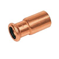 Переходник редукционный однораструбный пресс 28ax18 для медных труб (162432818) | код RG008TB9PEEJNQ | Sanha