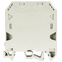 Клемма под впайку деталей, тип фиксации провода: винтовой, номинальное сечение: 2,5 мм кв., ширина: 12 мм, цвет: серый, тип монтажа: DIN 35 | код 57.904.2055.0 | Wieland