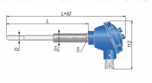 Преобразователь термоэлектрический (-40...+1100 С) ДТПN145М-0919.800.1,0.И | код 136197 | ОВЕН
