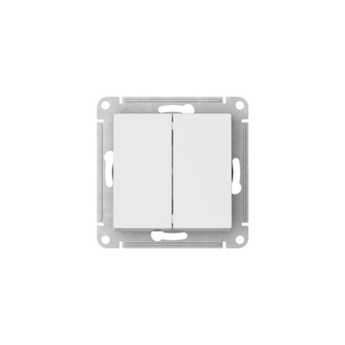 ATLASDESIGN AQUA 2-клавишный ПЕРЕКЛЮЧАТЕЛЬ IP44, сх.6, 10АХ, быстрозажимные клеммы, БЕЛЫЙ | код ATN440151S | Systeme Electric фото 3