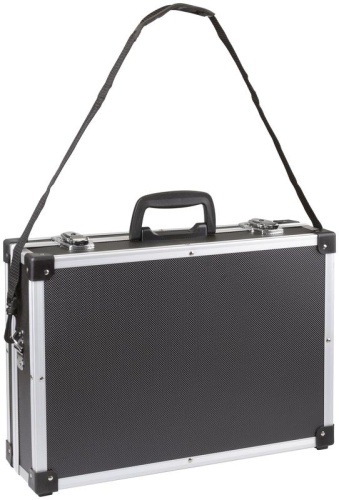 Ящик для инструмента пластиковый усиленный алюминием (43X31X13 см) черный | код 65633 | FIT фото 3