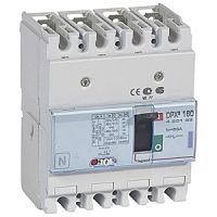 Автоматический выключатель DPX3 160 - термомагнитный расцепитель - 50 кА - 400 В~ - 4П - 63 А | код. 420133 | Legrand 