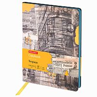 Тетрадь А5 (168х208 мм). 80 л., сшивка, клетка, под кожу, BRAUBERG VISTA, City , 403924 | код 403924 | BRAUBERG