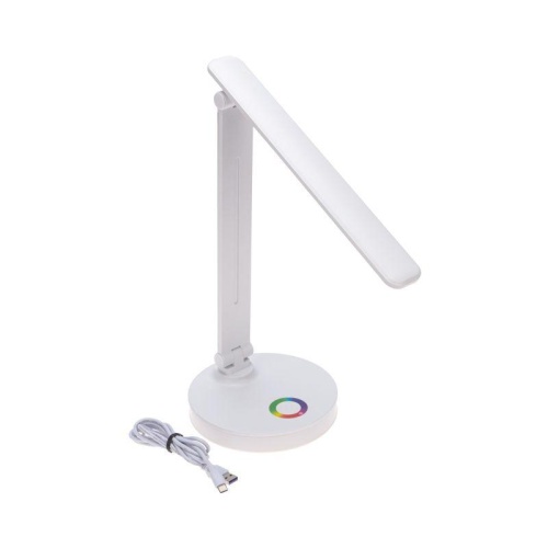 Светильник настольный с RGB-ночником LED 12Вт белый с диммером | код 75-0226 | REXANT фото 6
