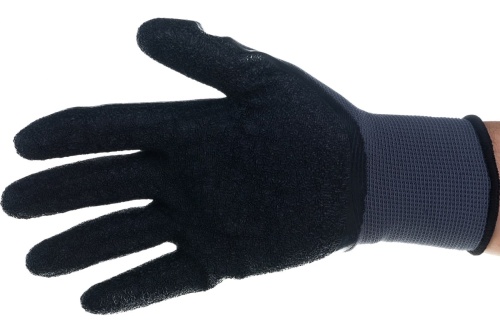 Перчатки полиэстеровые с латексным покрытием VE630 р.09 | код. VE630GR09 | Delta Plus