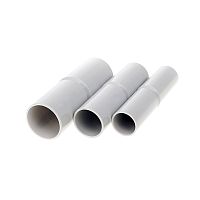 Муфта соединительная для трубы o16мм, серая IP44 (100 шт/уп) REXANT | код 28-0316-1 | REXANT