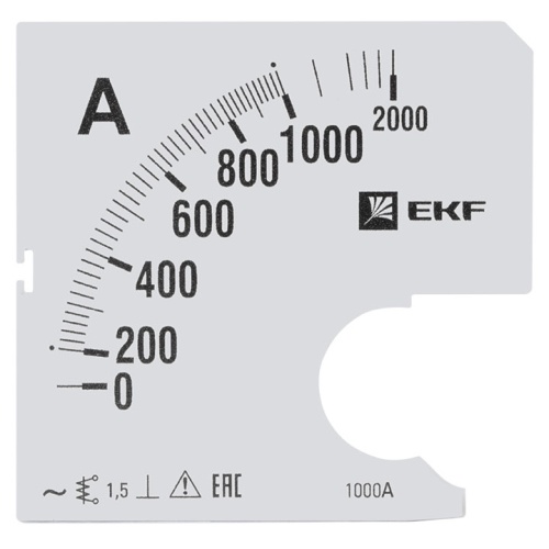 Шкала сменная для A961 1000/5А-1,5 PROxima | код s-a961-1000 | EKF