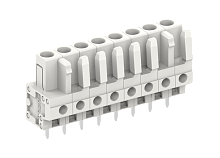 450774 Розетка на плату MCS вертик.припой, шаг 5.0мм, 24 конт., сер., шт | код 450774 | SUPU